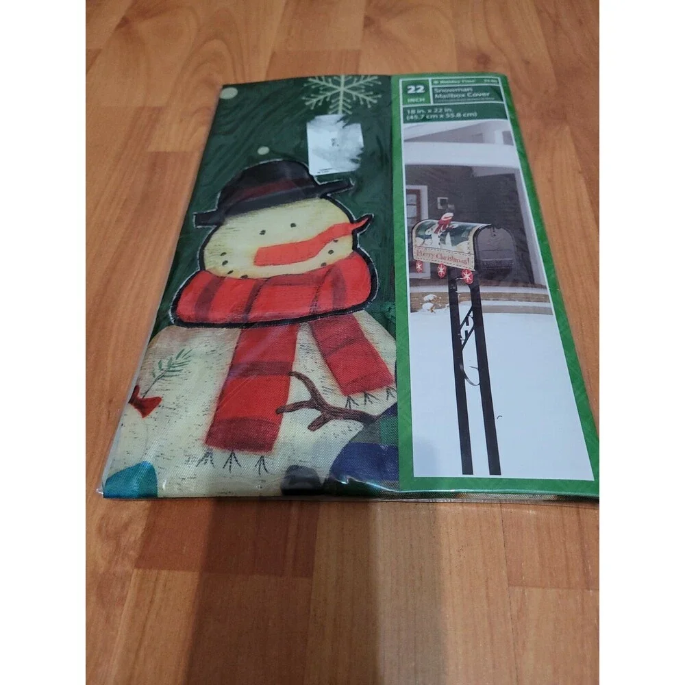 Snowman Mailbox Letter Box Decorative Wrap Cover Holiday Outdoor. 18